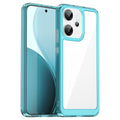 OPPO Reno14 Pro 5G Soft TPU Bumper Case [Clear Blue] - Clear Blue
