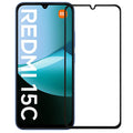 Redmi 15C Full Cover Glass Screen Protector - Black