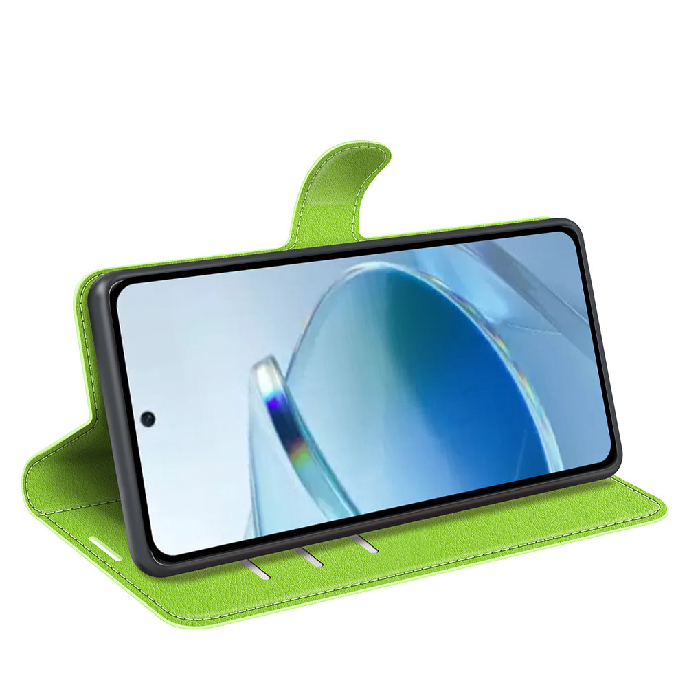 Wallet Case for Xiaomi Redmi 15C 4G – PU Leather Flip Cover with Card Holder & Stand [Green]