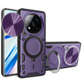 Xiaomi Redmi Note 14 Pro Plus 5G Ring Kickstand Case w/ Camera Cover [Purple] - Purple