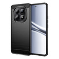 Redmi Note 15 4G / 5G Carbon Fibre TPU Case Slim Shockproof Cover Black - Black