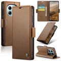 Xiaomi Redmi Note 15 4G / 5G CaseMe Retro Wallet Case [Brown] - Brown