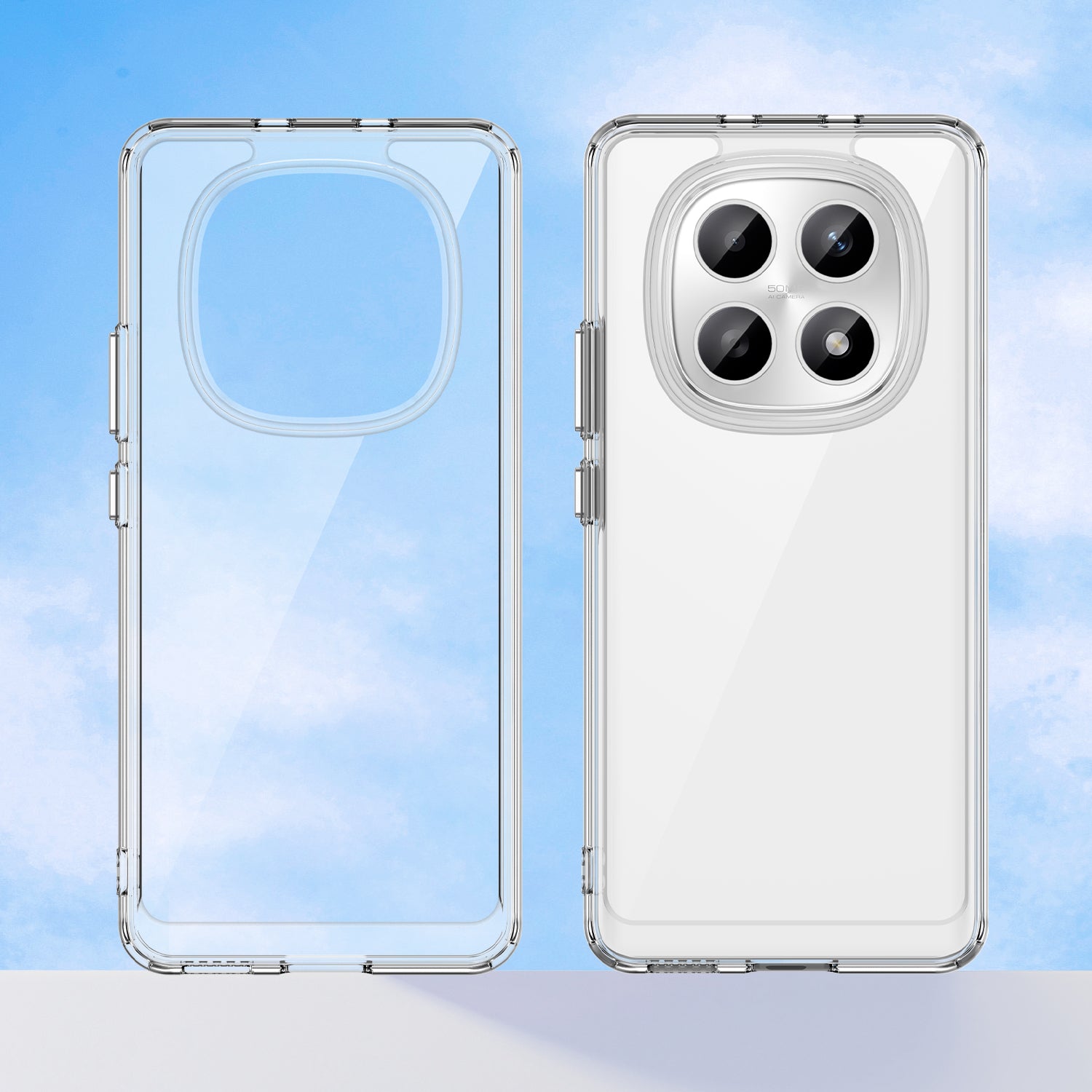 Xiaomi Redmi Note 15 4G / 5G Soft TPU Bumper Shockproof Cover Case [Clear]