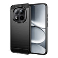 Redmi Note 15 Pro 5G Carbon Fibre TPU Case Slim Shockproof Cover Black - Black