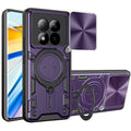 Redmi Note 15 Pro 5G Ring Kickstand Case w/ Camera Cover [Purple] - Purple