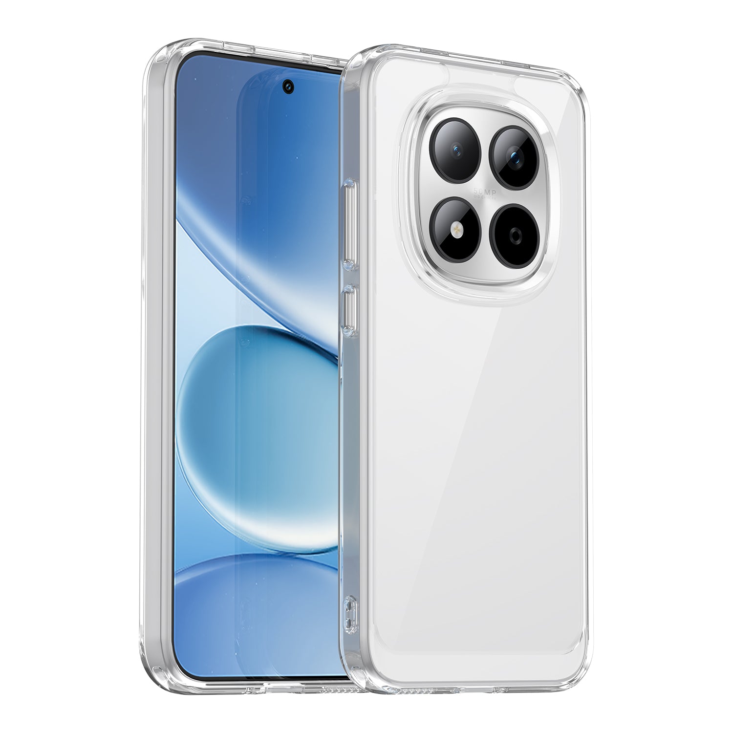 Xiaomi Redmi Note 15 Pro 5G Soft TPU Bumper Shockproof Cover Case [Clear]