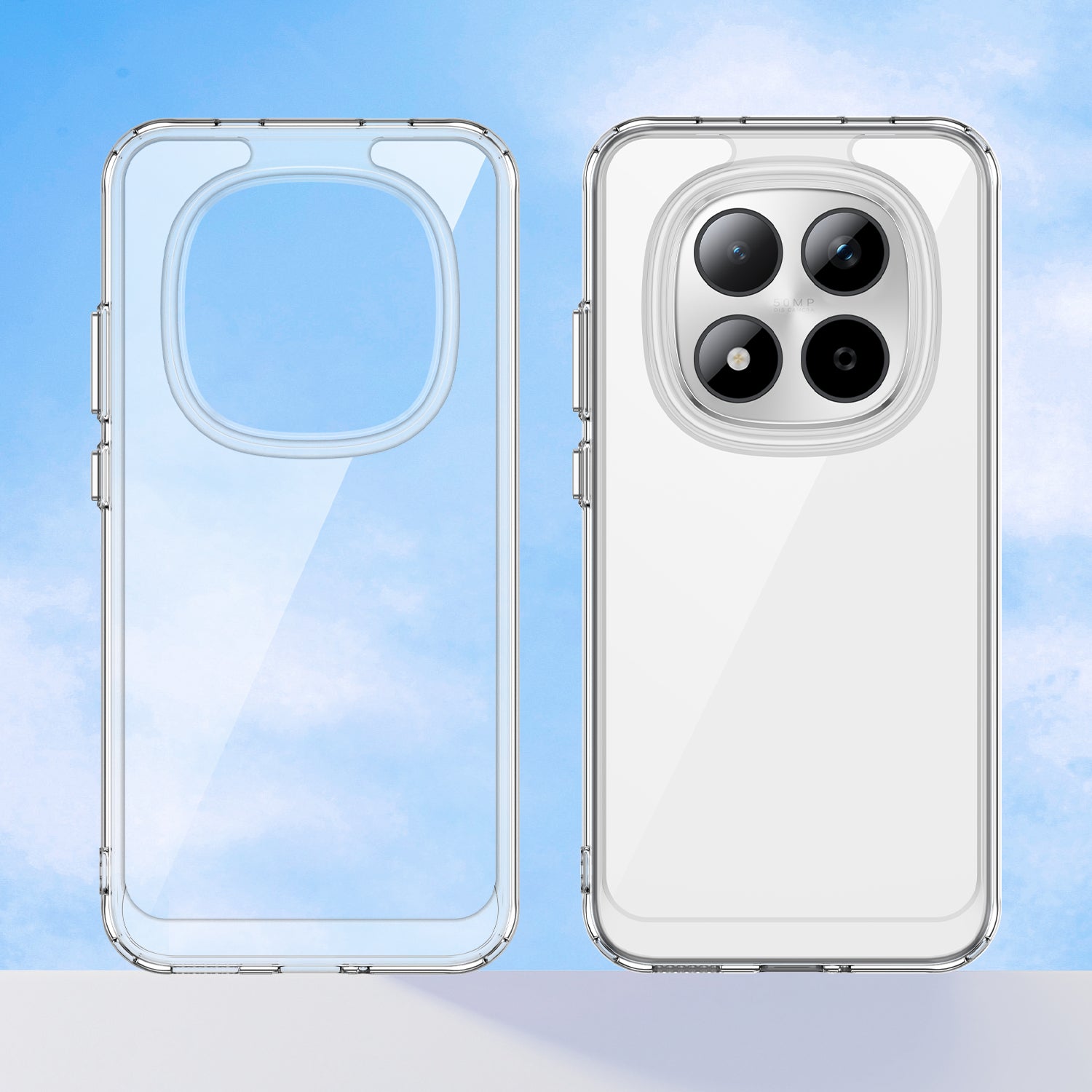 Xiaomi Redmi Note 15 Pro 5G Soft TPU Bumper Shockproof Cover Case [Clear]