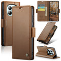 Xiaomi Redmi Note 15 Pro Plus 5G CaseMe Retro Wallet Case [Brown] - Brown