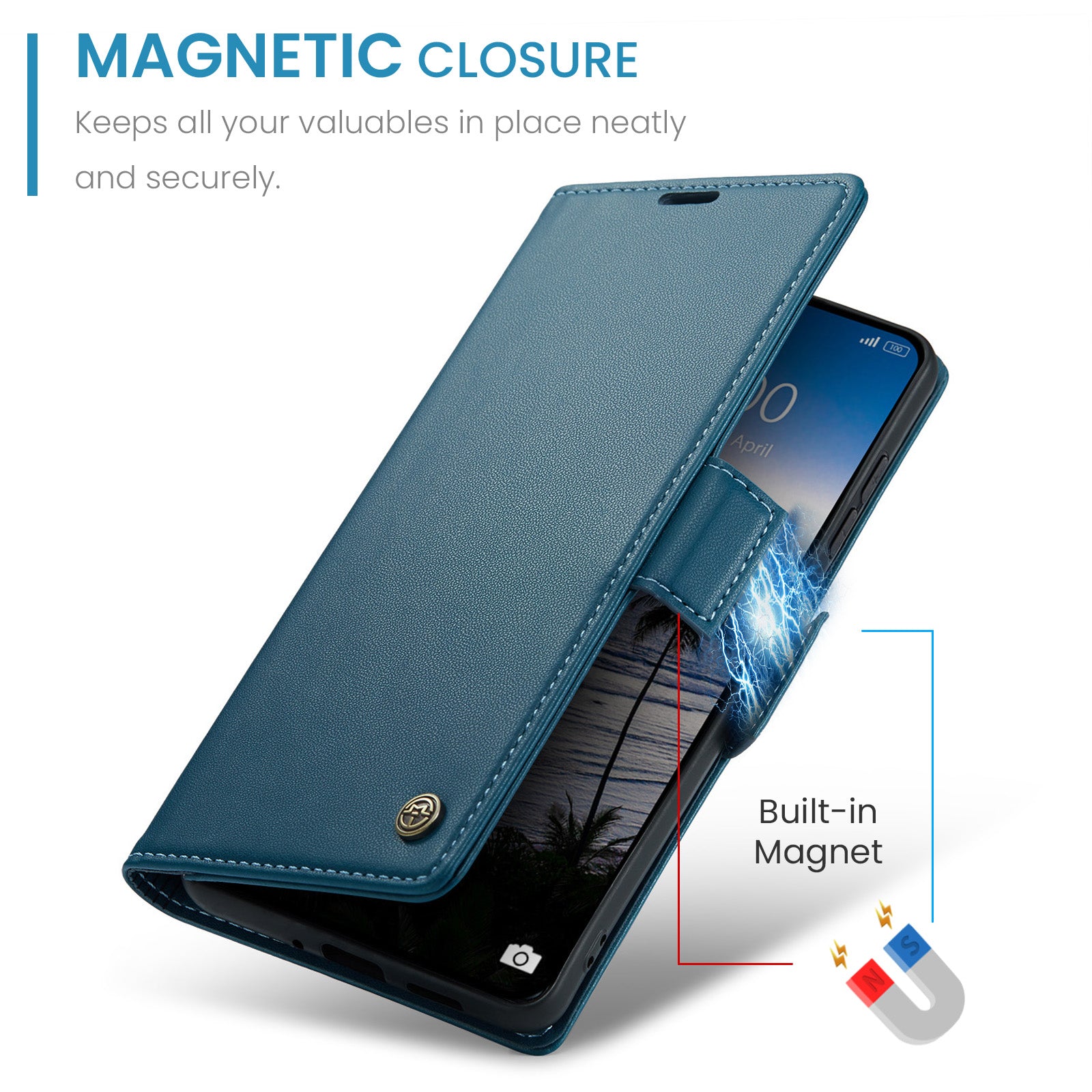 Xiaomi Redmi Note 15 Pro Plus 5G CaseMe Retro Wallet Case [Navy]
