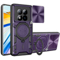 Redmi Note 15 Pro Plus 5G  Ring Kickstand Case w/ Camera Cover [Purple] - Purple