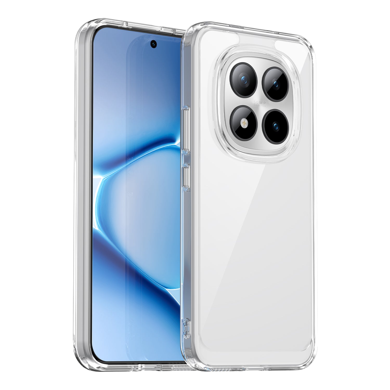Xiaomi Redmi Note 15 Pro Plus 5G Soft TPU Bumper Shockproof Cover Case [Clear]