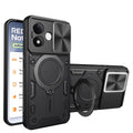 Xiaomi Redmi Note 17 Pro 5G Ring Kickstand Case w/ Camera Cover [Black] - Black