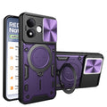 Xiaomi Redmi Note 17 Pro 5G Ring Kickstand Case w/ Camera Cover [Purple] - Purple