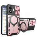 Xiaomi Redmi Note 17 Pro 5G Ring Kickstand Case w/ Camera Cover [Rose Gold] - Rose Gold