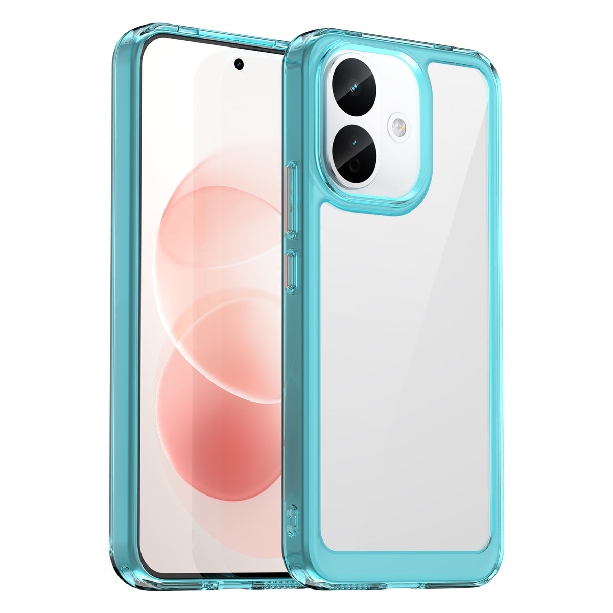 Xiaomi Redme Note 70 Pro 5G Soft TPU Bumper Shockproof Cover Case [Clear Blue]