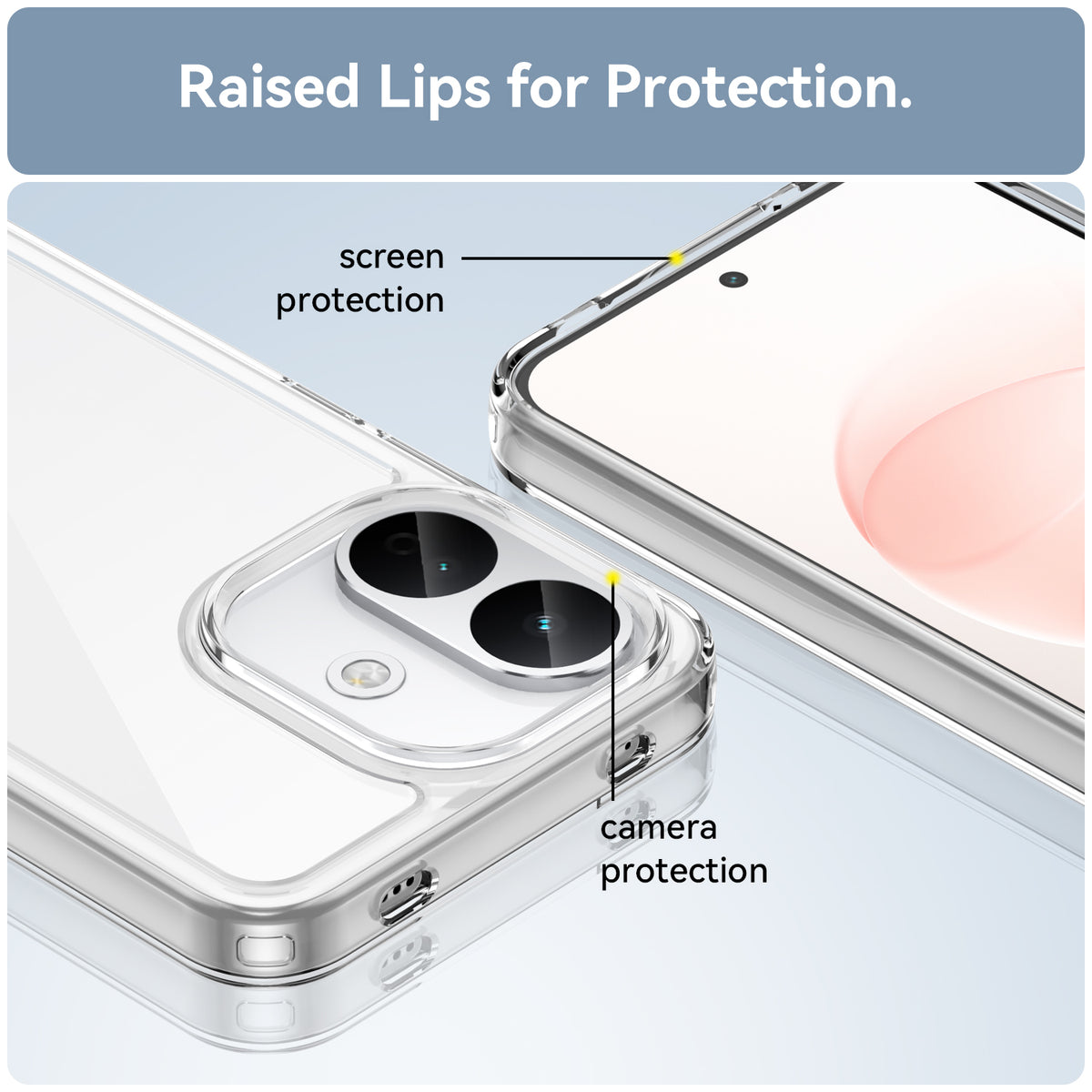 Xiaomi Redme Note 70 Pro 5G Soft TPU Bumper Shockproof Cover Case [Clear]