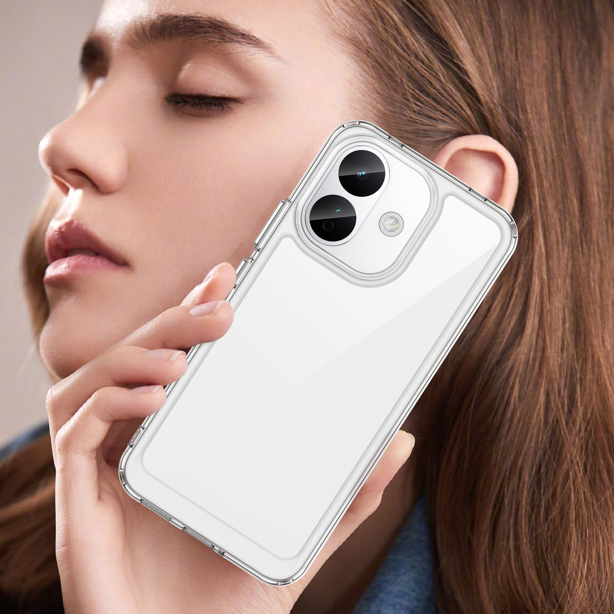 Xiaomi Redme Note 70 Pro 5G Soft TPU Bumper Shockproof Cover Case [Clear]