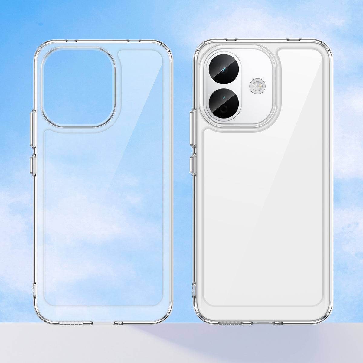 Xiaomi Redme Note 70 Pro 5G Soft TPU Bumper Shockproof Cover Case [Clear]