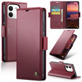 Xiaomi Redmi Note 17 Pro Max 5G CaseMe Retro Wallet Case [Maroon] - Maroon
