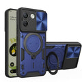 Xiaomi Redmi Note 17 Pro Max 5G Ring Kickstand Case w/ Camera Cover [Navy] - Navy
