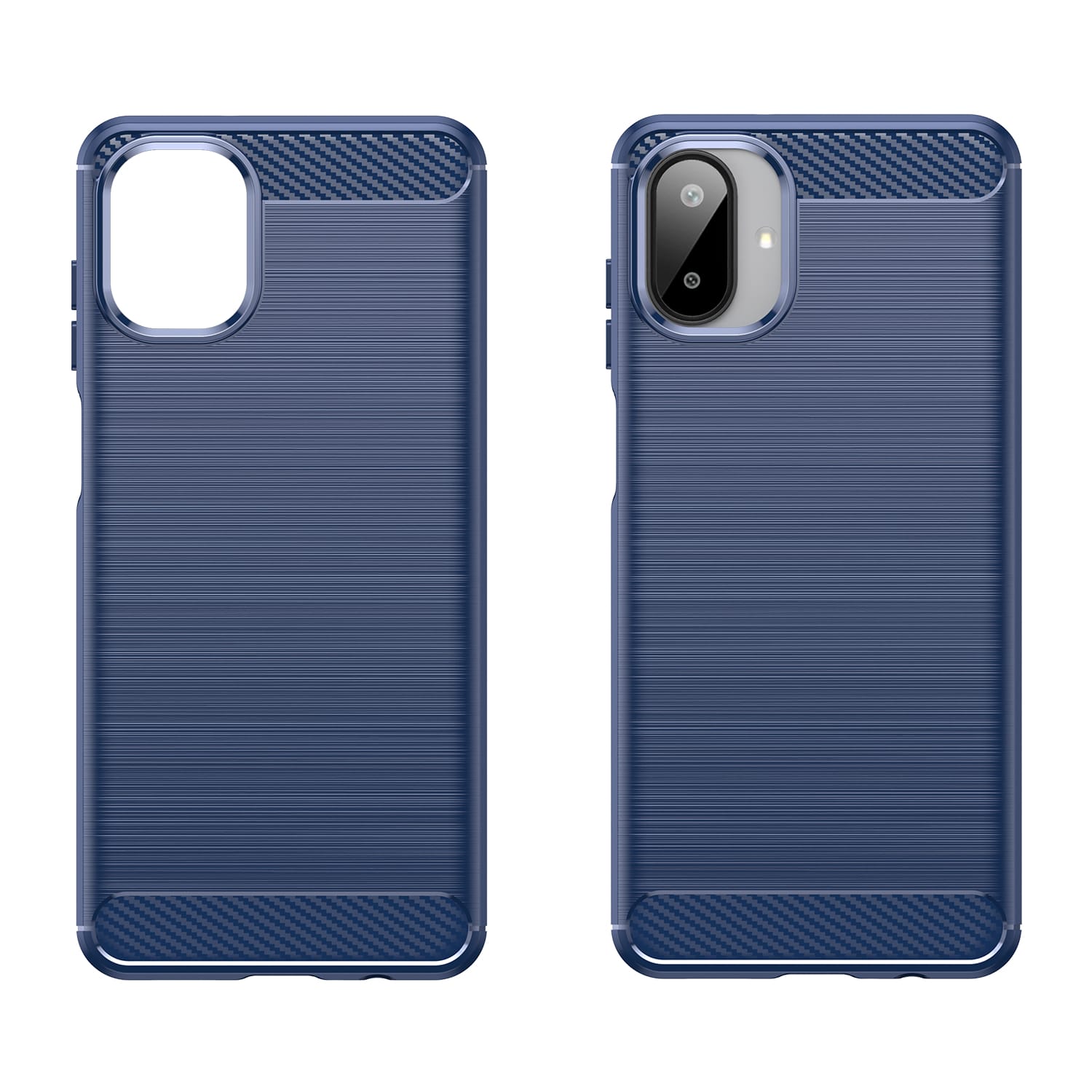 Samsung Galaxy A07 Carbon Fibre Brushed Case [Navy]
