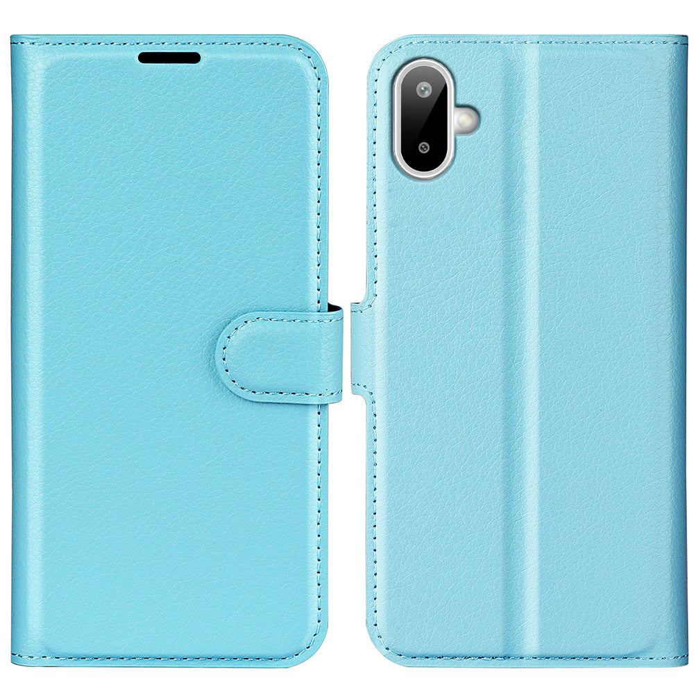 Samsung Galaxy A07 PU Wallet Case [LightBlue]