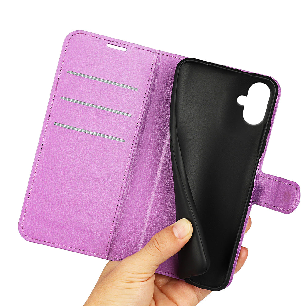 Samsung Galaxy A07 PU Wallet Case [Purple]