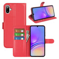 Samsung Galaxy A07 PU Wallet Case [Red] - Red