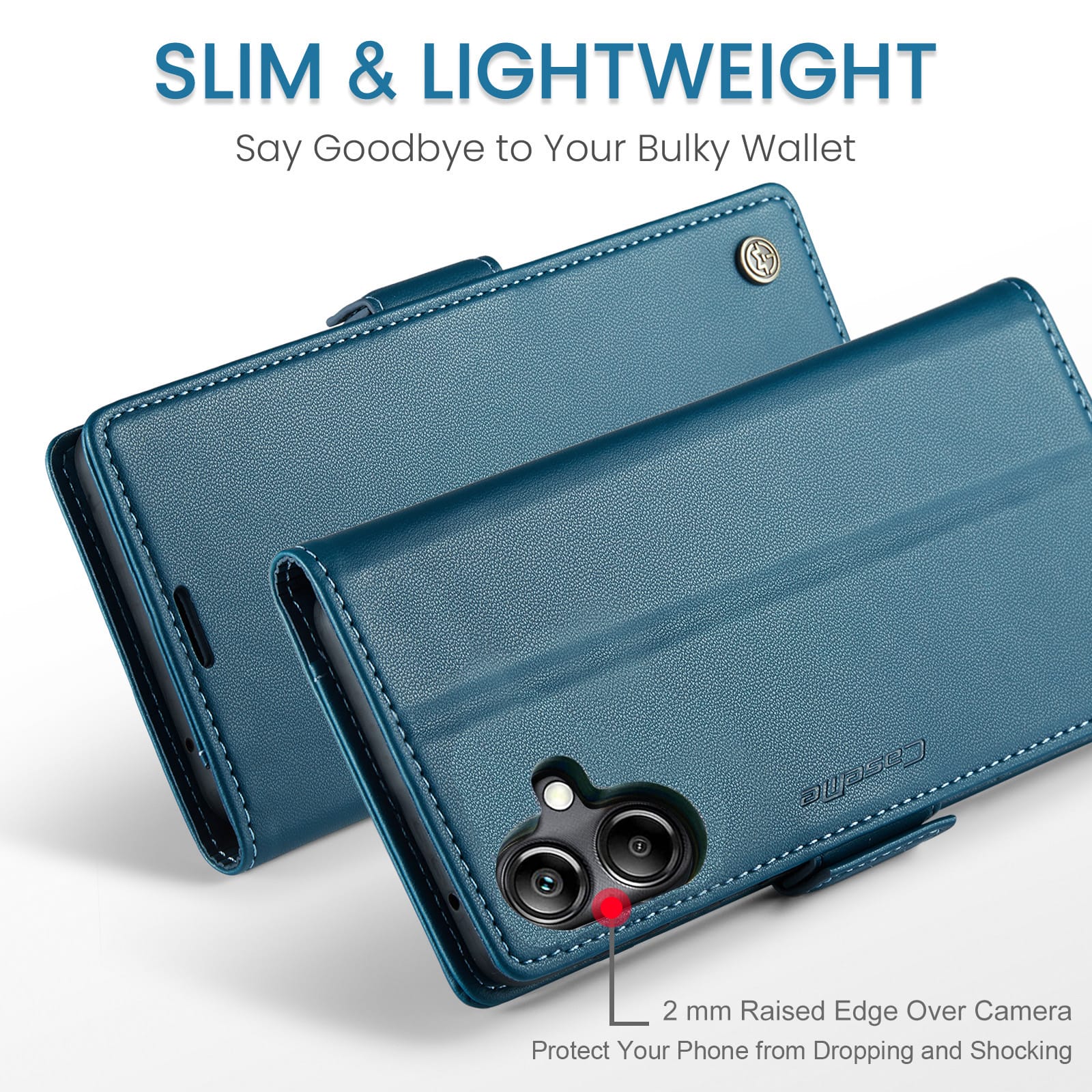 Samsung Galaxy A07 CaseMe Retro Wallet Case [Navy]