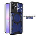 Samsung Galaxy A07 Ring Kickstand Case w/ Camera Cover [Navy] - Navy