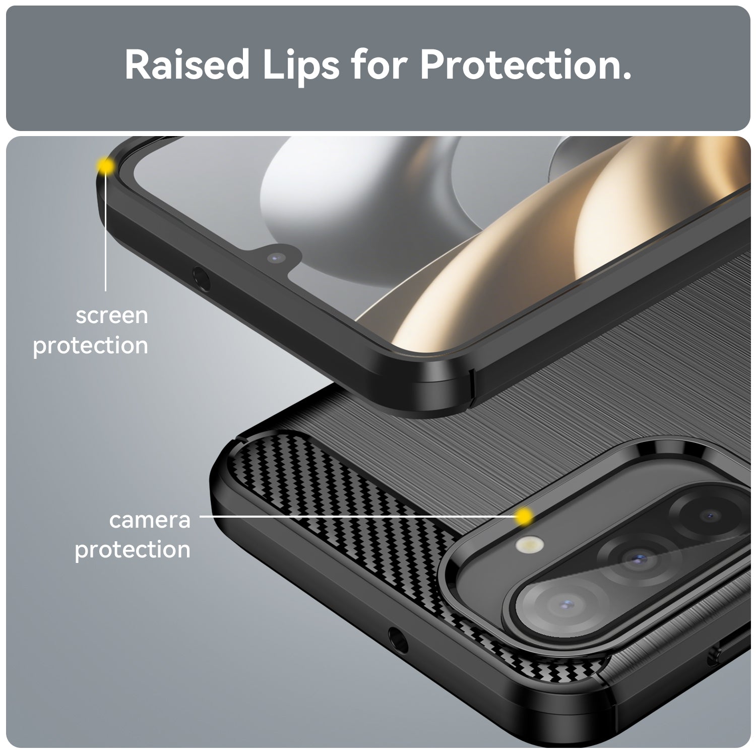 Samsung Galaxy A17 5G Carbon Fibre Brushed Case [Black]