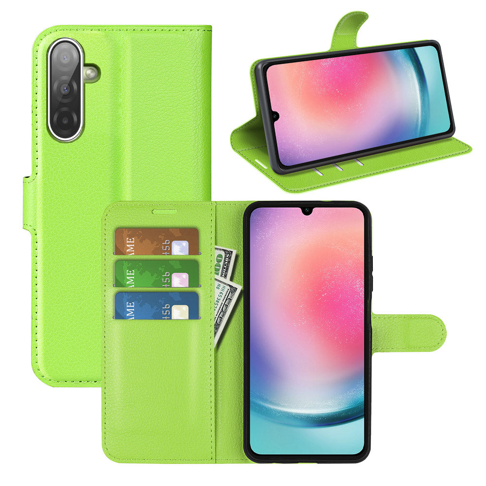 Samsung Galaxy A17 PU Wallet Case [Green]