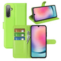 Samsung Galaxy A17 PU Wallet Case [Green] - Green