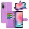 Samsung Galaxy A17 PU Wallet Case [Purple] - Purple