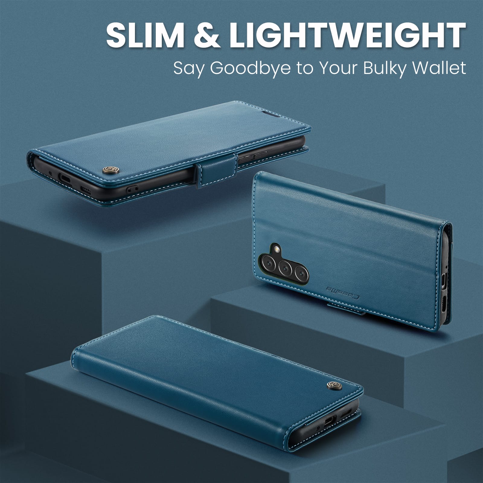 Samsung Galaxy A17 5G CaseMe Retro Wallet Case [Navy]