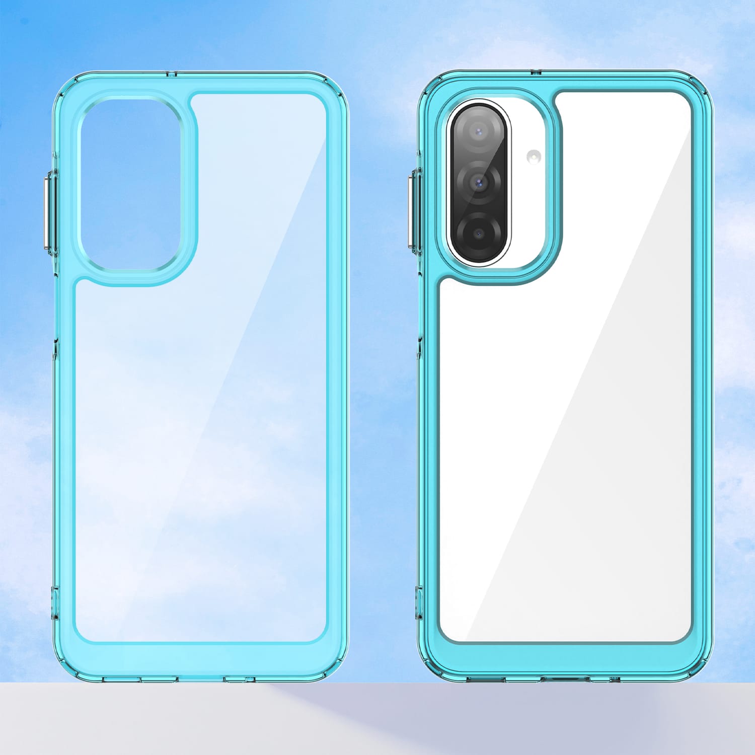 Samsung Galaxy A17 5G Soft TPU Bumper Case [Clear Blue]