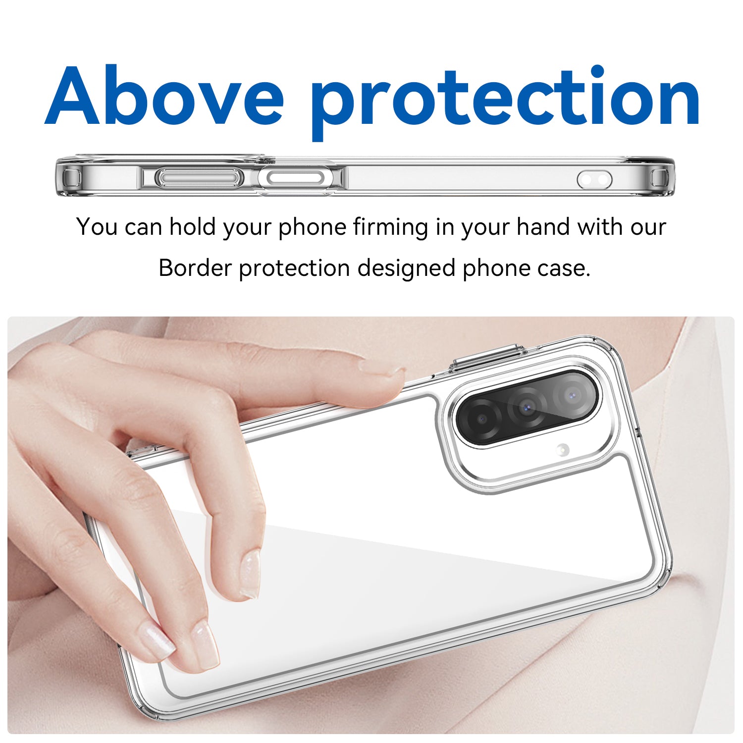 Samsung Galaxy A17 5G Soft TPU Bumper Case [Clear]