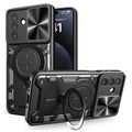 Samsung A17 Ring Kickstand Case w/ Camera Cover [Black] - Black