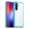 Samsung Galaxy A27 5G Soft TPU Bumper Shockproof Cover Case [Clear Blue] - Clear Blue
