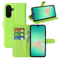 Wallet Case for Samsung Galaxy A27 5G – PU Leather Flip Cover with Card Holder & Stand [Green] - Green