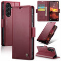 Samsung Galaxy A27 5G CaseMe Retro Wallet Case [Maroon] - Maroon