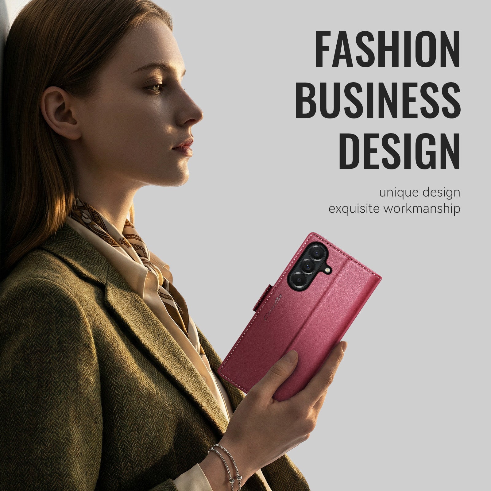 Samsung Galaxy A27 5G CaseMe Retro Wallet Case [Maroon]