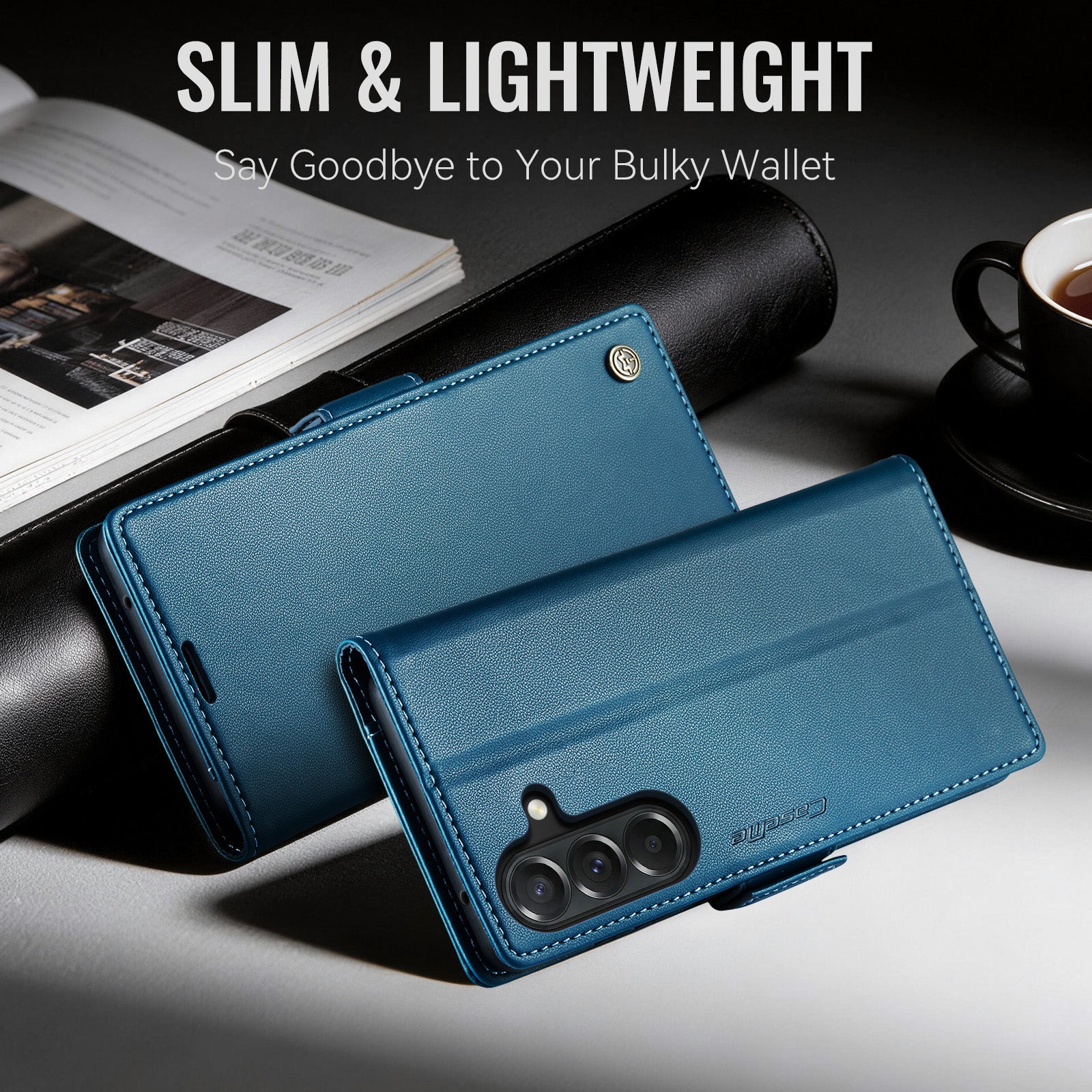 Samsung Galaxy A27 5G CaseMe Retro Wallet Case [Navy]