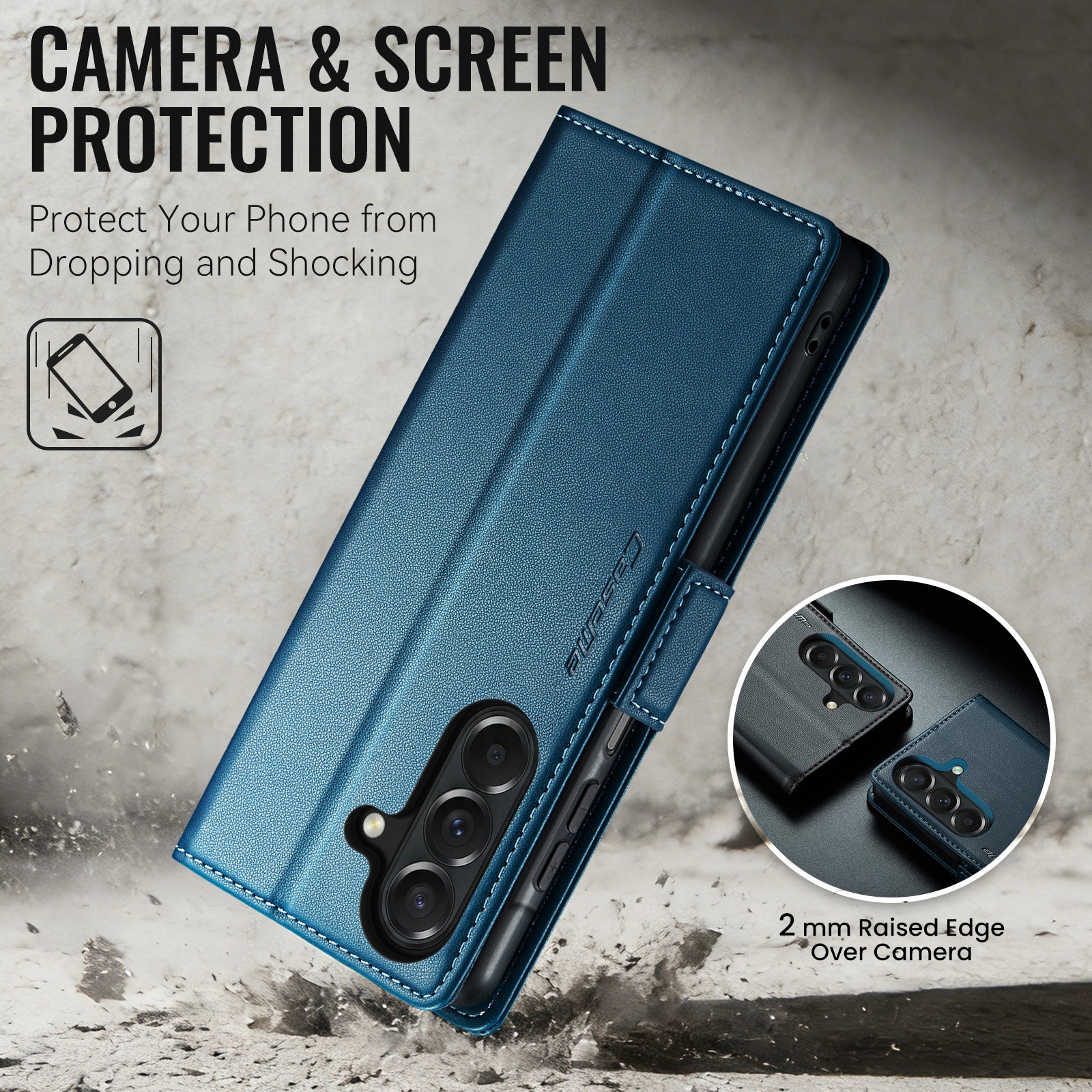 Samsung Galaxy A27 5G CaseMe Retro Wallet Case [Navy]