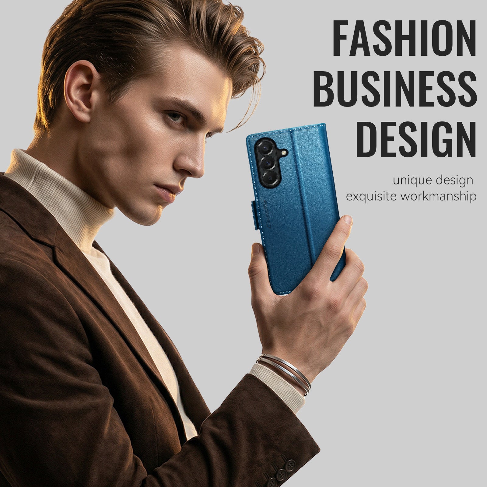 Samsung Galaxy A27 5G CaseMe Retro Wallet Case [Navy]