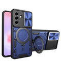 Samsung Galaxy A27 5G Ring Kickstand Case w/ Camera Cover [Navy] - Navy
