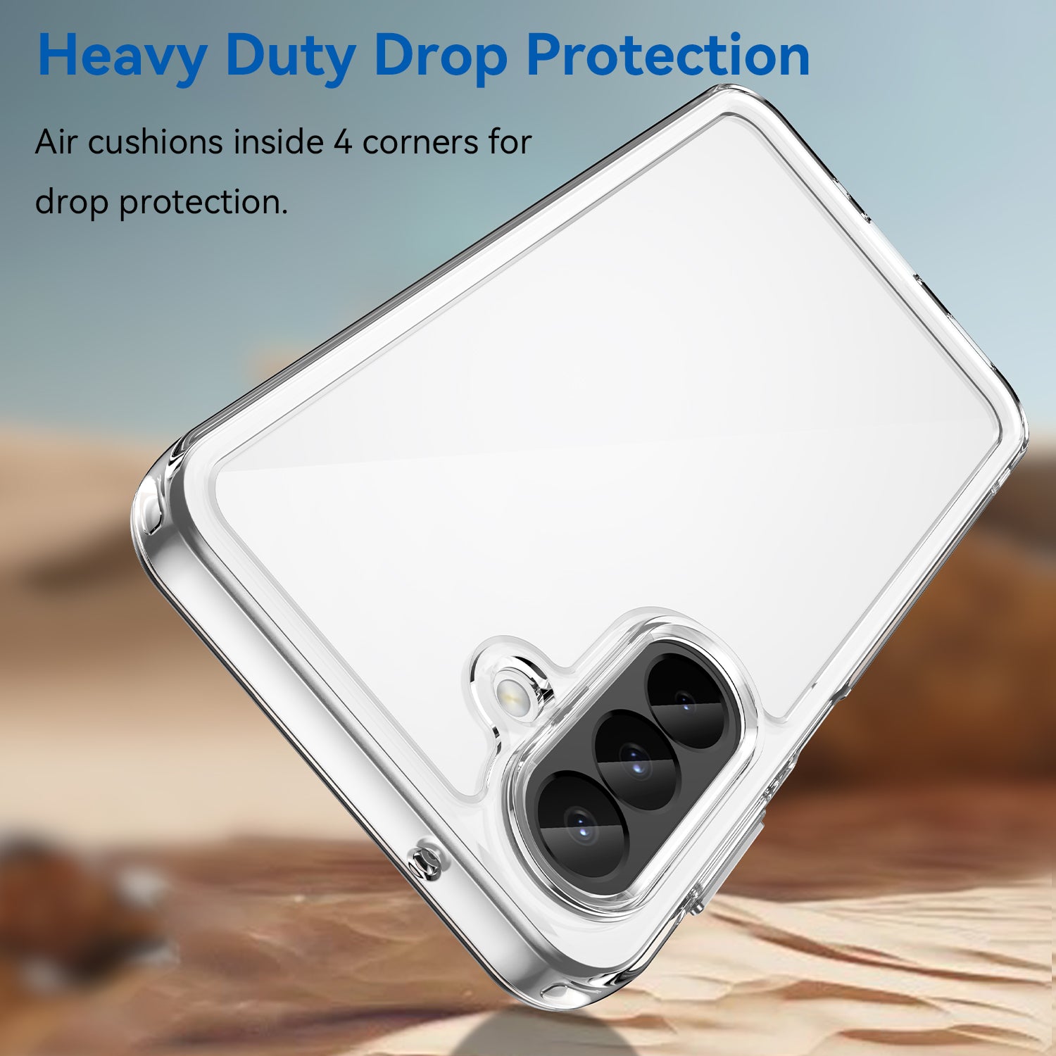 Samsung Galaxy A27 5G Soft TPU Bumper Shockproof Cover Case [Clear]