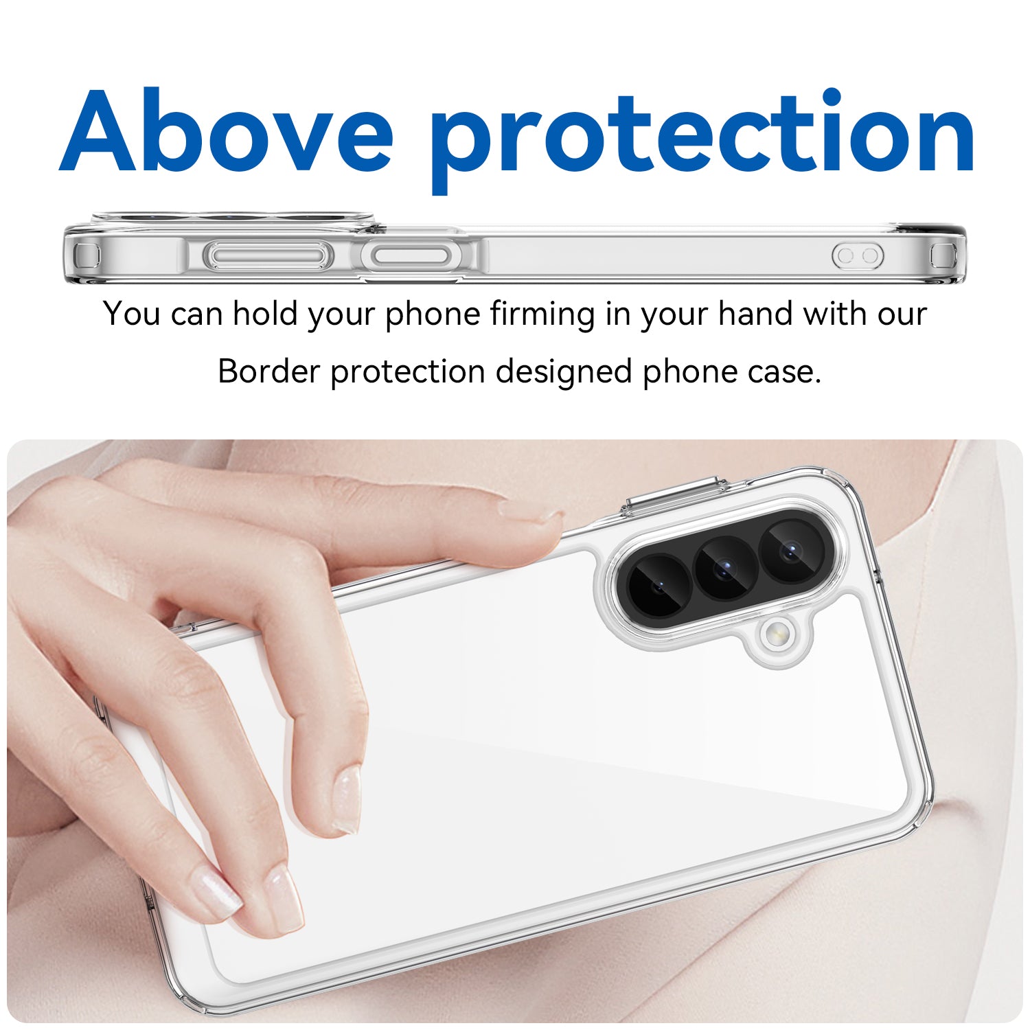 Samsung Galaxy A27 5G Soft TPU Bumper Shockproof Cover Case [Clear]