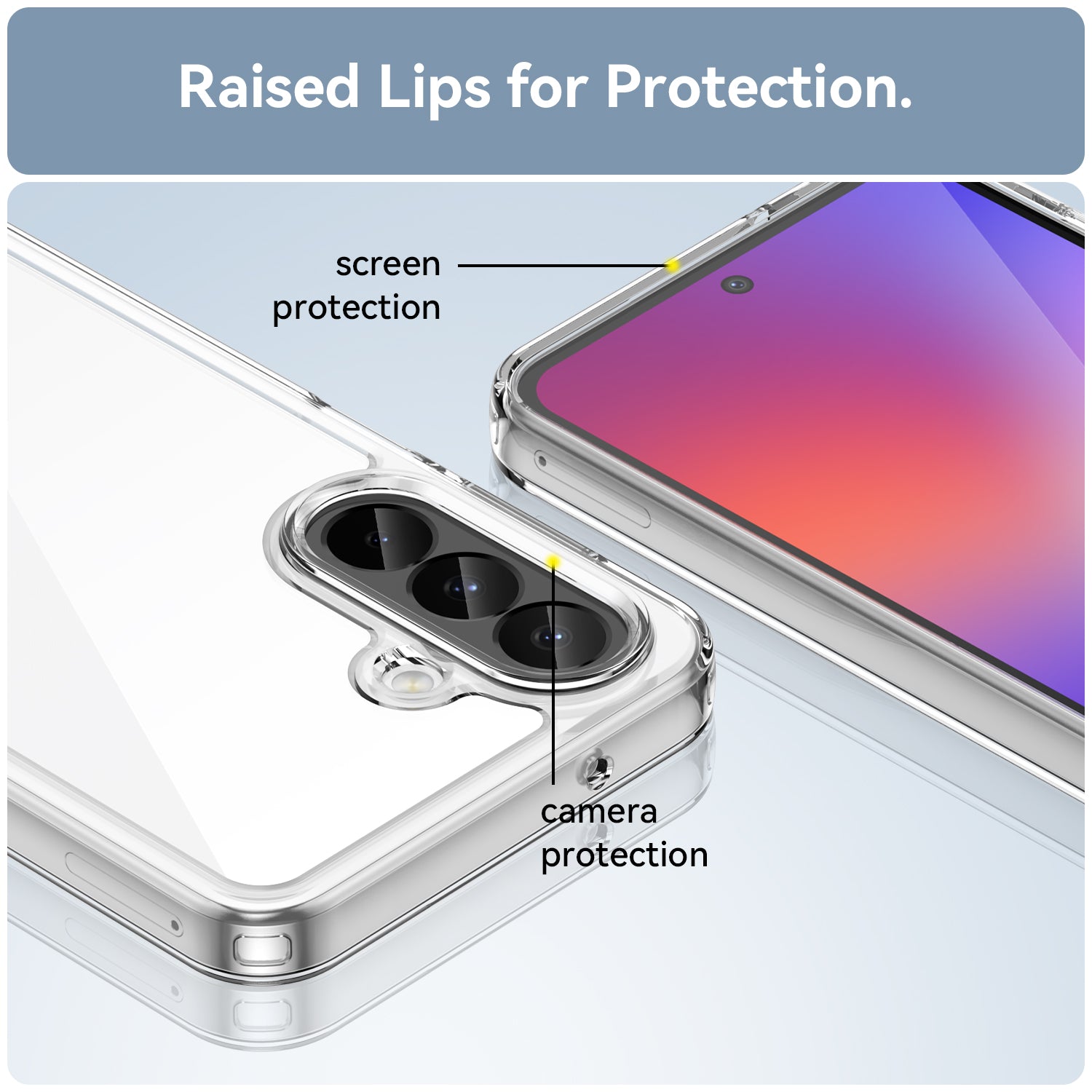 Samsung Galaxy A27 5G Soft TPU Bumper Shockproof Cover Case [Clear]