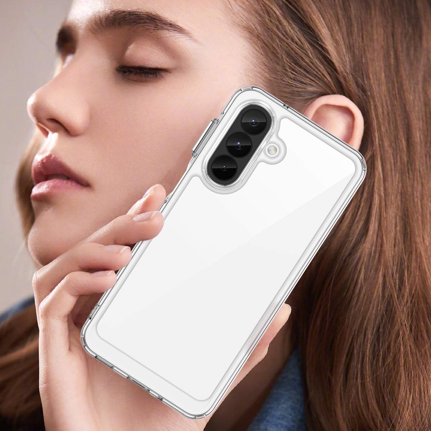 Samsung Galaxy A27 5G Soft TPU Bumper Shockproof Cover Case [Clear]